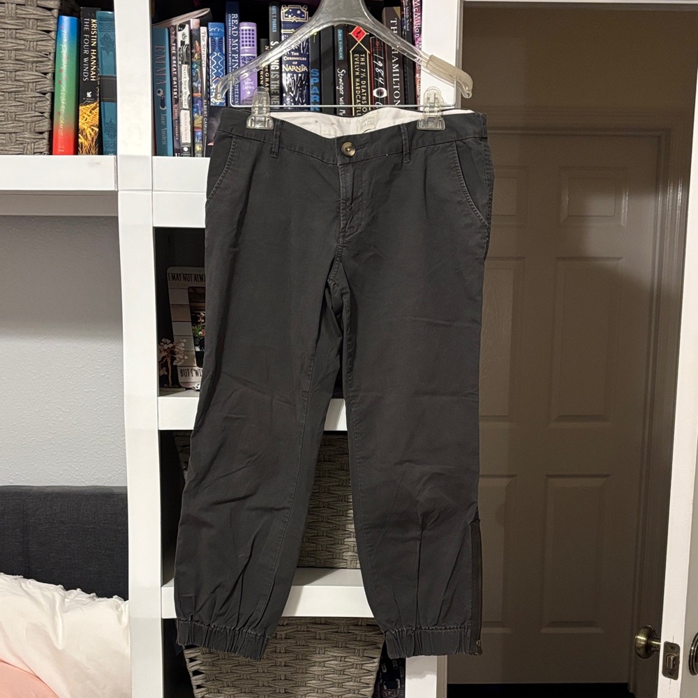 Women’s Washed Black Joggers